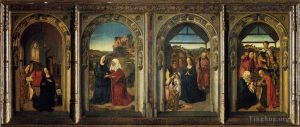 Artist Dirk Bouts's Work - 0Bouts Dirck Polyptych Showing The Annunciation