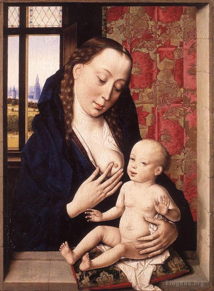 Dirk Bouts Oil Painting - Mary And Child