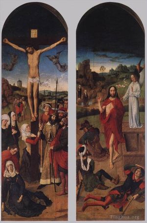 Artist Dirk Bouts's Work - Passion Altarpiece Side