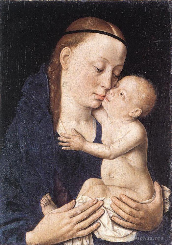 Dirk Bouts Oil Painting - Virgin And Child