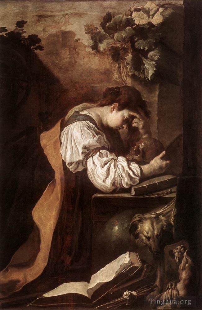 Domenico Fetti Oil Painting - Melancholy 1622