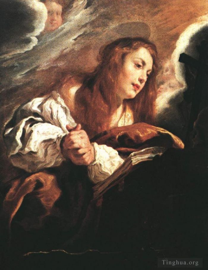 Domenico Fetti Oil Painting - Saint Mary Magdalene Penitent