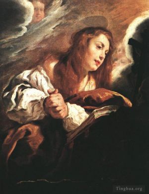Artist Domenico Fetti's Work - Saint Mary Magdalene Penitent