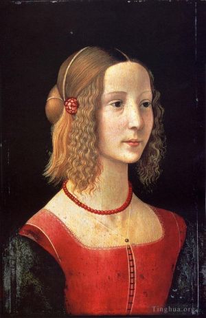 Artist Domenico Ghirlandaio's Work - Portrait Of A Girl
