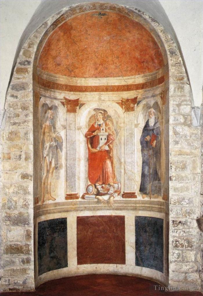 Domenico Ghirlandaio Various Paintings - Apse Fresco