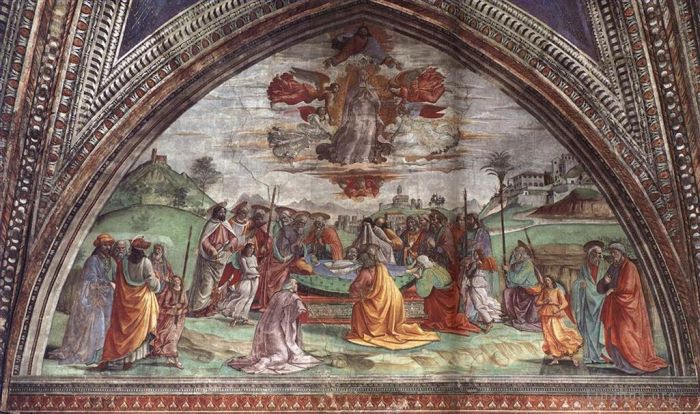 Domenico Ghirlandaio Various Paintings - Death And Assumption Of The Virgin