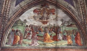 Artist Domenico Ghirlandaio's Work - Death And Assumption Of The Virgin