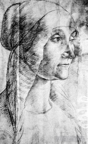 Artist Domenico Ghirlandaio's Work - Elderly Woman