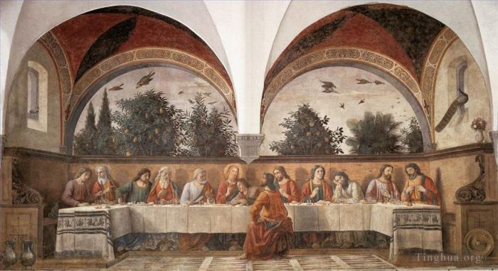 Domenico Ghirlandaio Various Paintings - Last Super 1480