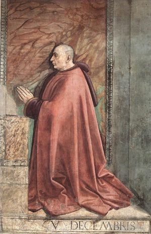 Artist Domenico Ghirlandaio's Work - Portrait Of The Donor Francesco Sassetti