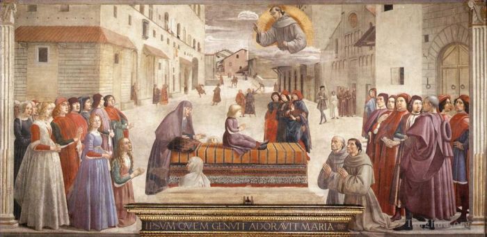 Domenico Ghirlandaio Various Paintings - Resurrection Of The Boy