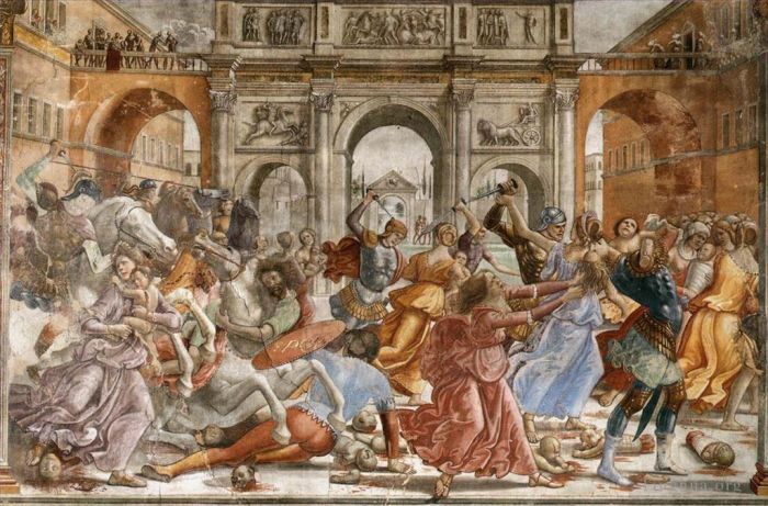Domenico Ghirlandaio Various Paintings - Slaughter Of The Innocents