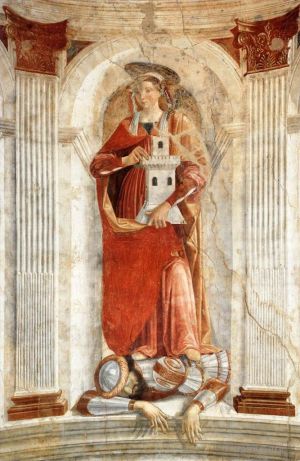 Artist Domenico Ghirlandaio's Work - St Barbara