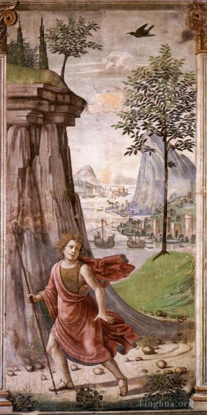 Artist Domenico Ghirlandaio's Work - St John The Baptist In The Desert