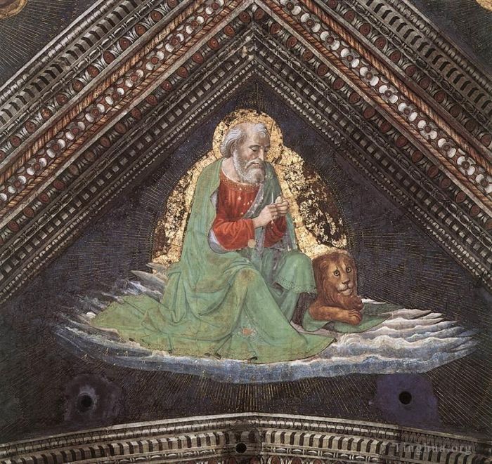 Domenico Ghirlandaio Various Paintings - St mark The Evangelist