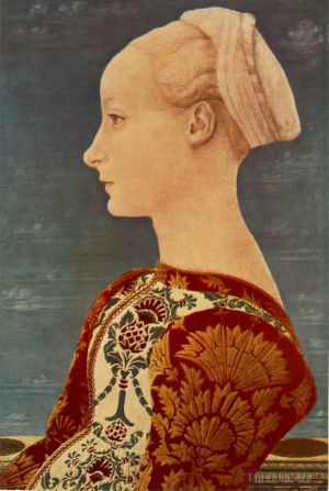 Artist Domenico Veneziano's Work - Portrait of a Young Woman