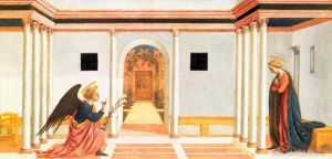 Artist Domenico Veneziano's Work - Annunciation