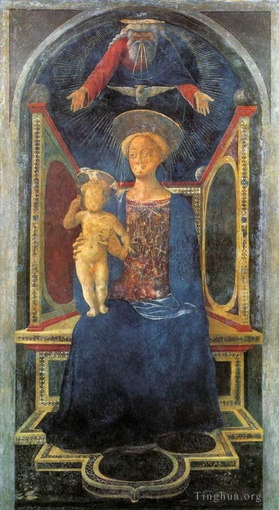 Domenico Veneziano Various Paintings - Madonna and Child