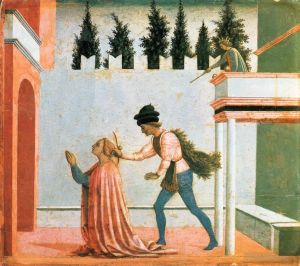 Artist Domenico Veneziano's Work - Martyrdom of St Lucy