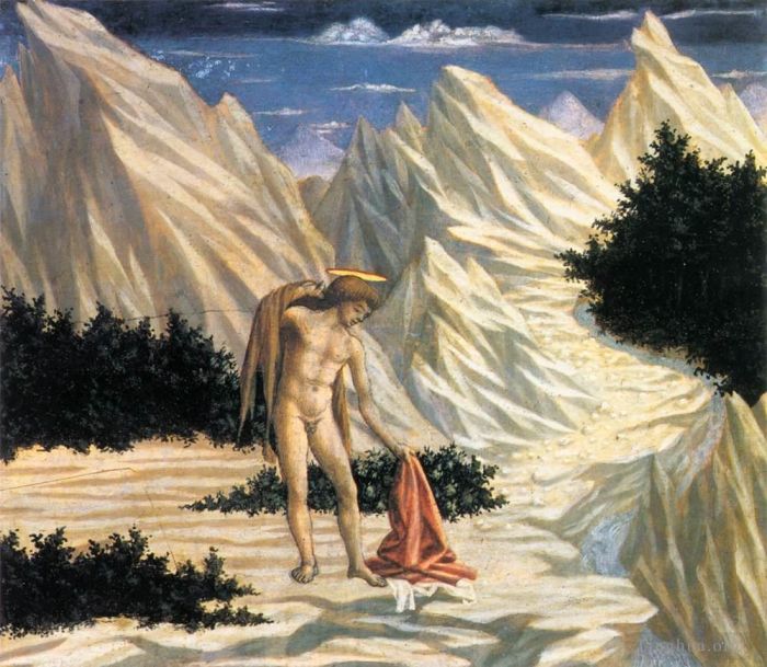 Domenico Veneziano Various Paintings - St John in the Wilderness