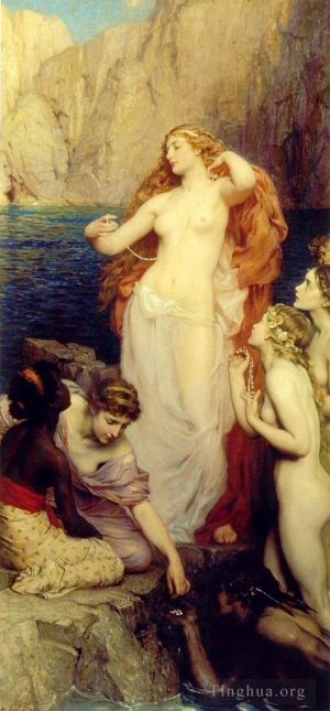 Artist Herbert James Draper's Work - The Pearls of Aphrodite