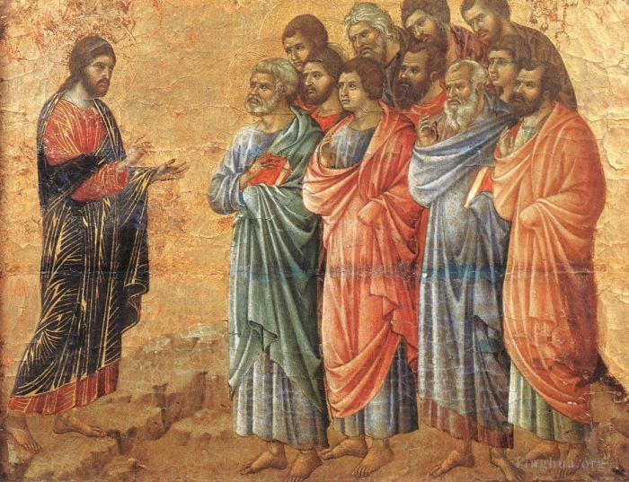 Duccio di Buoninsegna Various Paintings - Appearance on the Mountain in Galilee