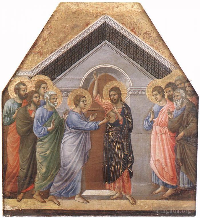 Duccio di Buoninsegna Various Paintings - Doubting Thomas