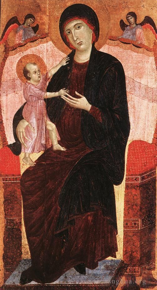 Duccio di Buoninsegna Various Paintings - Gualino Madonna