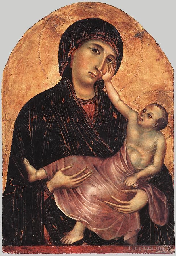Duccio di Buoninsegna Various Paintings - Madonna and Child 2