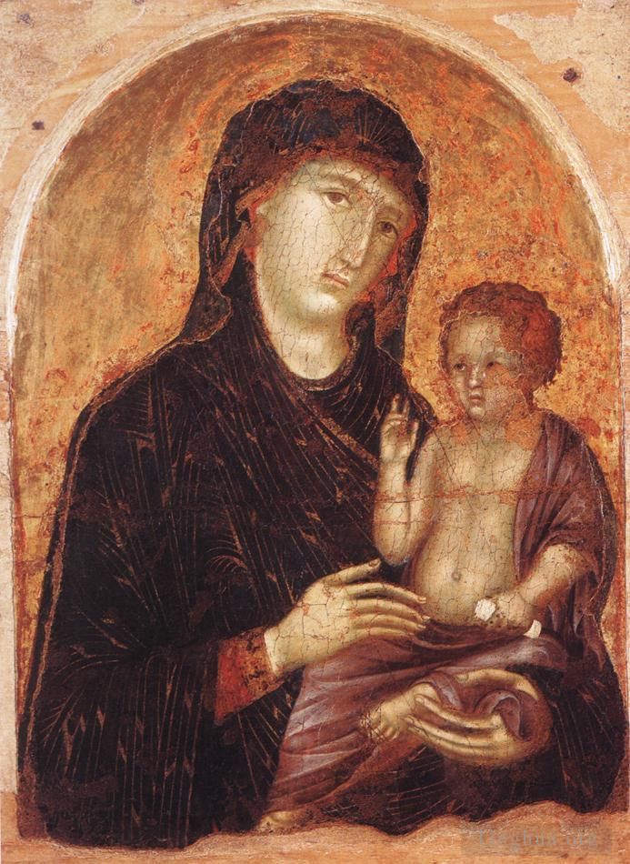 Duccio di Buoninsegna Various Paintings - Madonna and Child