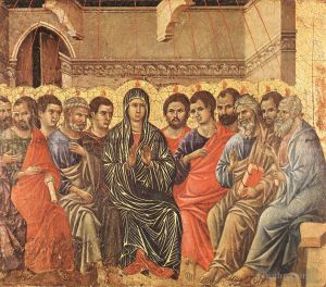 Artist Duccio di Buoninsegna's Work - Pentecost