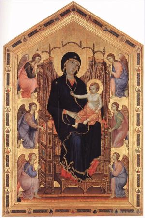 Artist Duccio di Buoninsegna's Work - Rucellai Madonna