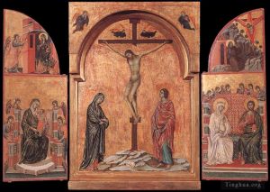 Artist Duccio di Buoninsegna's Work - Triptych 2