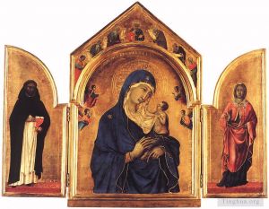Artist Duccio di Buoninsegna's Work - Triptych