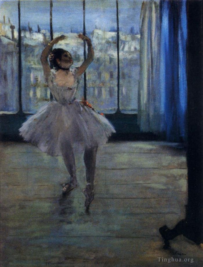 Edgar Degas Oil Painting - Dancer At The Photographers