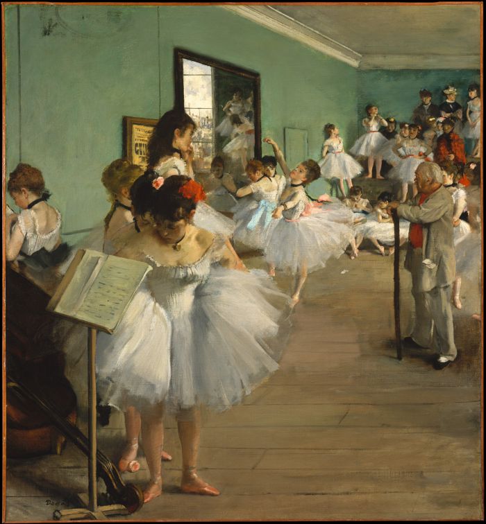 Edgar Degas Oil Painting - The Dance Class