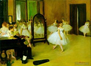 Artist Edgar Degas's Work - The Dancing Class