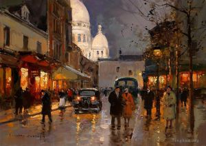 Artist Edouard Cortes's Work - Place from a knoll sacred heart