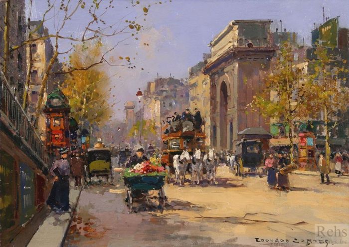 Edouard Cortes Oil Painting - St martin spring