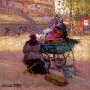 Artist Edouard Cortes's Work - Waiting for the practice