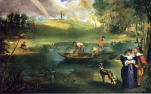Artist Edouard Manet's Work - Fishing