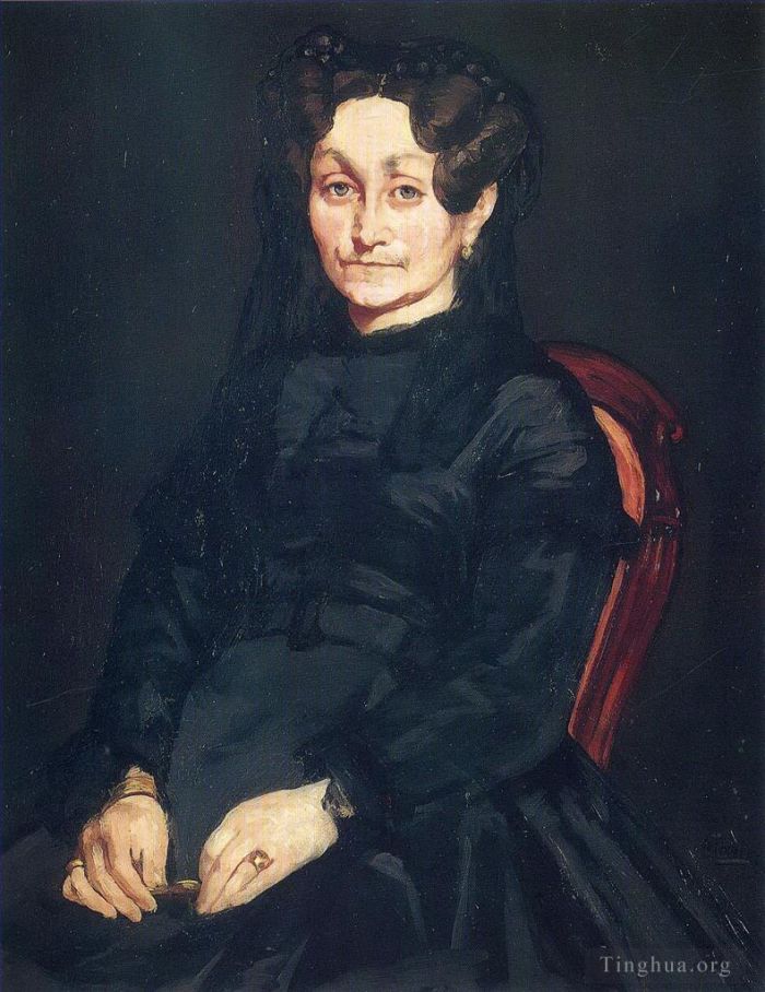 Edouard Manet Oil Painting - Madame Auguste Manet