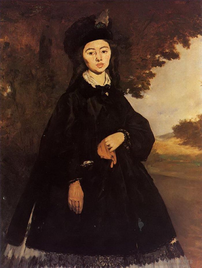 Edouard Manet Oil Painting - Madame Brunet