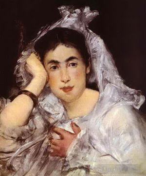 Artist Edouard Manet's Work - Marguerite de Conflans Wearing Hood