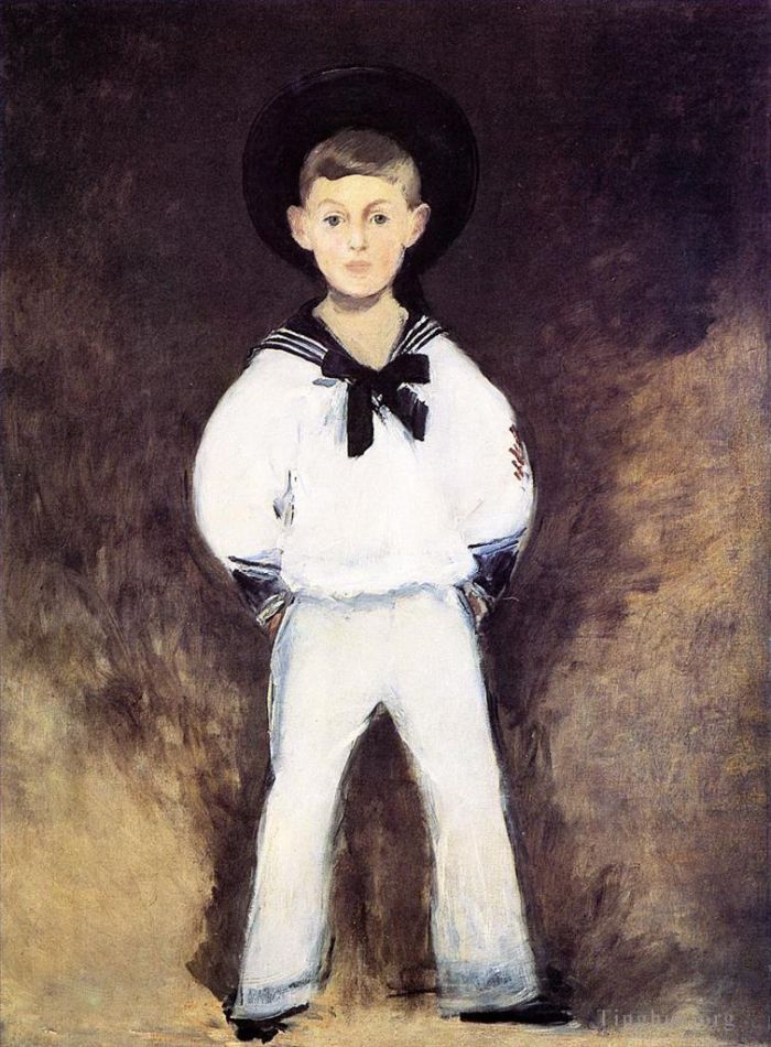 Edouard Manet Oil Painting - Portrait of Henry Bernstein as a Child