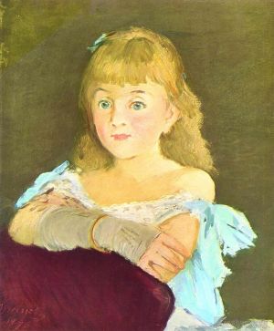 Artist Edouard Manet's Work - Portrait of Lina Campineanu