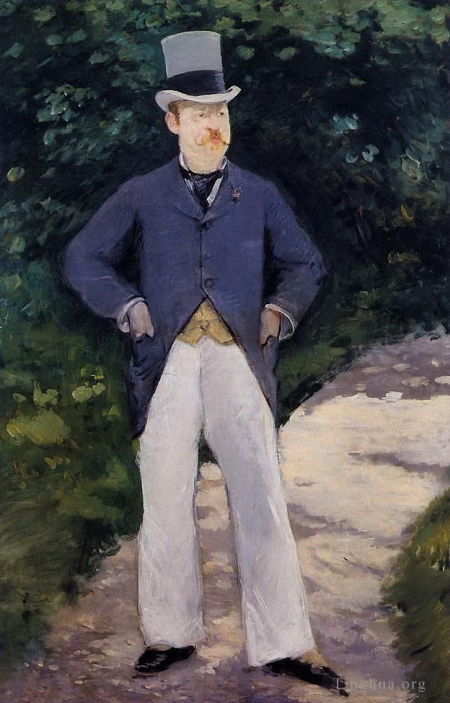 Edouard Manet Oil Painting - Portrait of Monsieur Brun