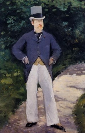 Artist Edouard Manet's Work - Portrait of Monsieur Brun