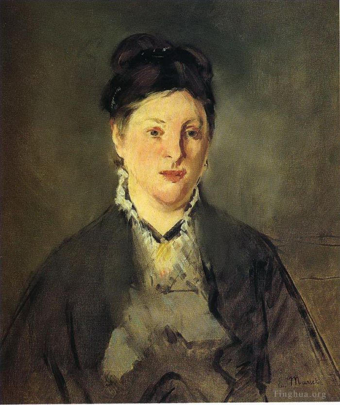 Edouard Manet Oil Painting - Portrait of Suzanne Manet