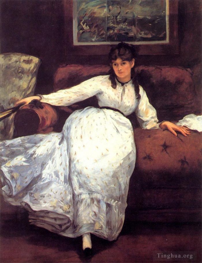 Edouard Manet Oil Painting - Repose Study of